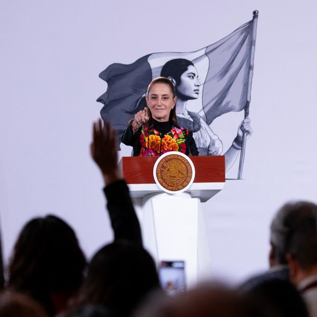 Presidenta Claudia Sheinbaum en Palacio Nacional